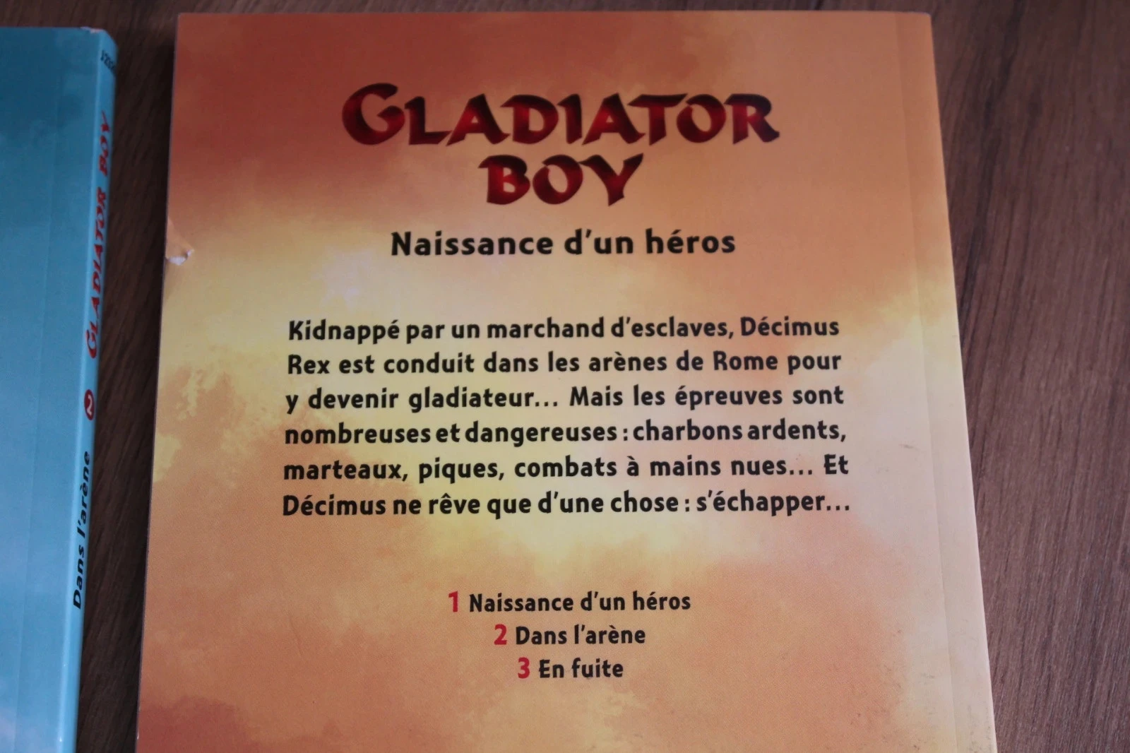 Lot 2 Livros Gladiator Boy - David Grimstone (Tomes 1 & 2) – photo 9